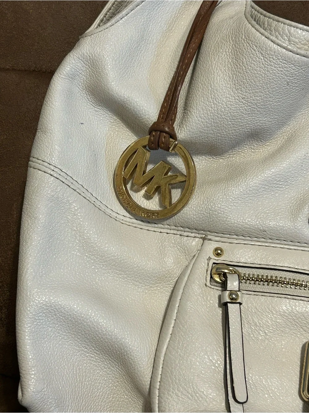Michael Kors leather hobo bag